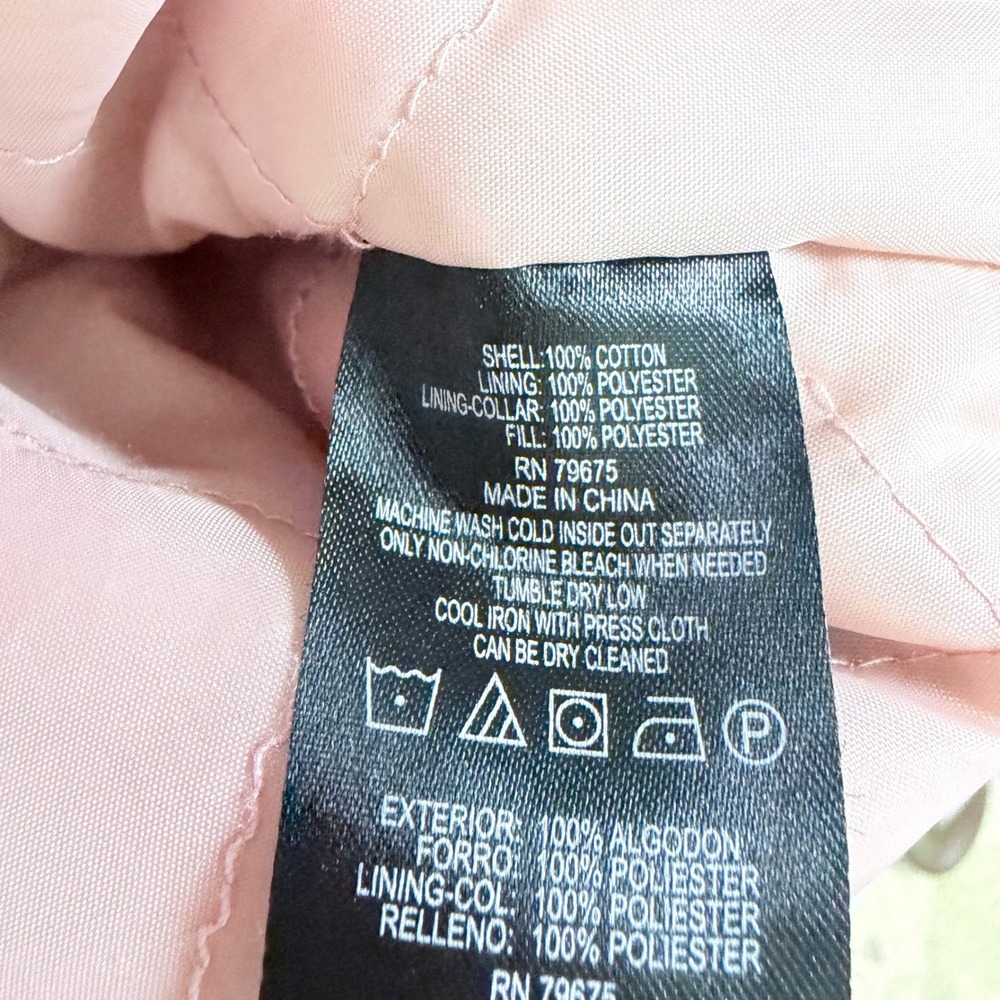 Lucky Brand Pink Corduroy Sherpa Collar Trucker Jacket Womens Medium M - Picture 9 of 11